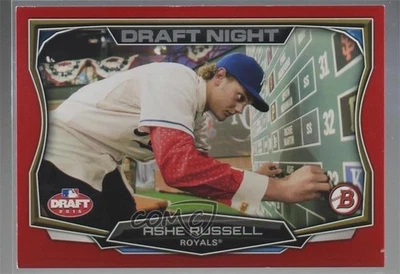 2015 Bowman Draft Draft Night Red /5 Ashe Russell #DN-3 - Image 1 of 2