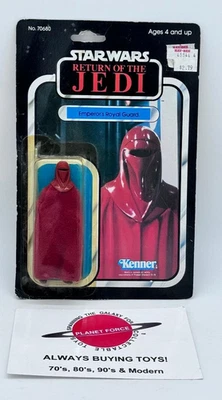 Figura trasera ROTJ Jedi 77 1983 de la Guardia Real Sin usar, en caja de colección NUEVO Foto 1 de 4