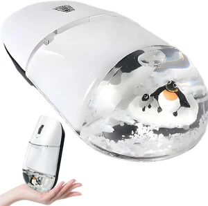 Frutiger Aero Aqua Mouse - Clear Blue USB-C Rechargeable Wireless & - Picture 1 of 6