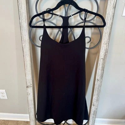 Vestido sin mangas Z by Zella negro espalda cruzada talla M sujetador incorporado correas ajustables Foto 1 de 4