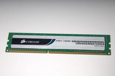 2 Corsair CMV4GX3M1A1333C9 (4 GB, PC3-16000 (DDR3-2000), DDR3 RAM, 1333 MHz - Image 1 of 2