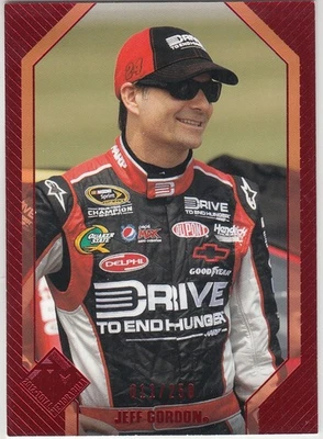 2012 Press Pass Total Memorabilia Red Parallel /250 JEFF GORDON #10 - Image 1 of 2