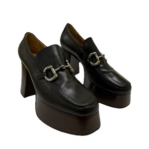 Gucci Plateau Horsebit Loafer - Leder Style Nr 715138 Größe EU 37 / UK 4 - Bild 1 von 21