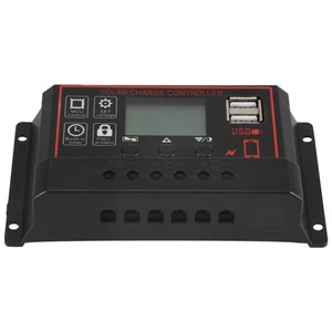 100A Solarregler Solarpanel Regler 12V 24V LCD Display Solar2092 - Bild 1 von 8