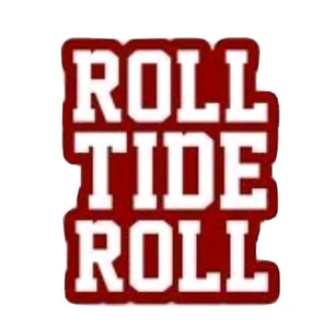 Alabama Crimson Tide Aufkleber NCAA Football gestanzt laminiert - Bild 1 von 3