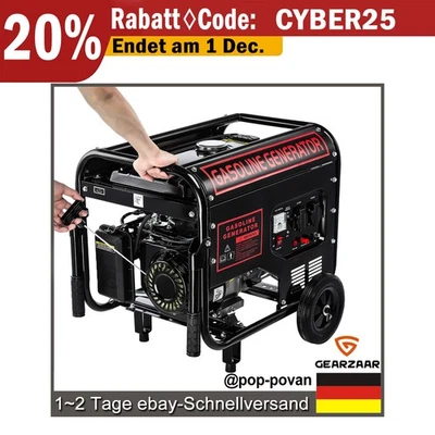 Stromerzeuger Benzin Notstromaggregat Stromaggregat Stromgenerator 7,5PS 3000W - Bild 1 von 4