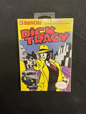 Dick Tracy(NES,任天堂娱乐系统)全新带盒手册全新其他椭圆形印章 — 第 1/4 张图片