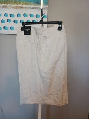 男式 Saks Fifth Avenue Acorn 亚麻短裤 40 码 — 第 1/4 张图片