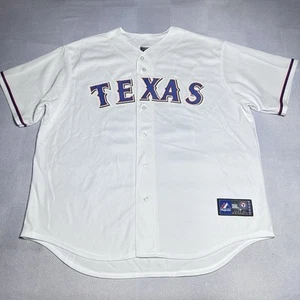 Majestic MLB Texas Rangers Mike Napoli #25 Baseball Jersey Size 2XL Made In USA - Picture 1 of 12