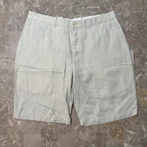 Polo Ralph Lauren Shorts Mens 34 Linen Silk Blend Flat Front Chino Golf Yacht - Picture 1 of 10