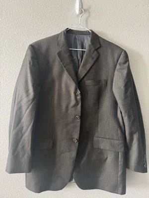 Burberry London brown Jacket button wool  size 40R - Image 1 of 4