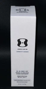 One Skin OS-01 BODY SPF 30+ Prevenir el envejecimiento UV de la piel Mejorar la salud de la piel 100 ml 3,4 oz - Imagen 1 de 1