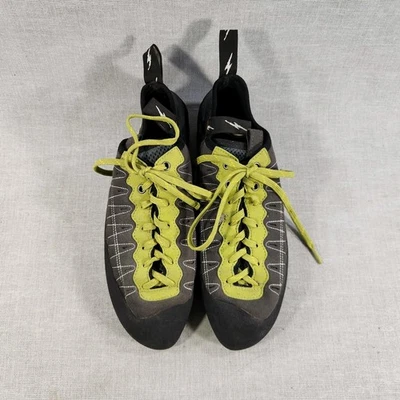 Zapatos de escalada en roca Evolv VTR3D TRAX con cordones negros/verdes para hombre talla 11,5” Foto 1 de 4