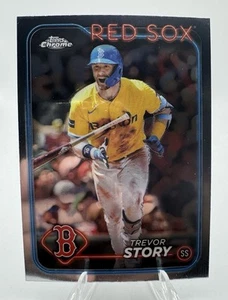 2024 Topps Chrome #279 Trevor Story Boston Red Sox - Picture 1 of 2