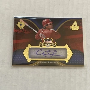 2007 UD Ultimate Collection Carlos Quentin America's Pastime Auto Autograph - Picture 1 of 2
