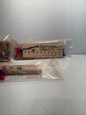 Lot of 3 Peg Board Brain Teaser Games Wooden Puzzles for Kids Adults - Image 1 of 4