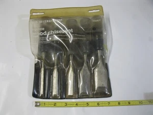 Vintage CRAFTSMAN CHISEL Wood Working Chisel SET 936829 Made in USA - Picture 1 of 5