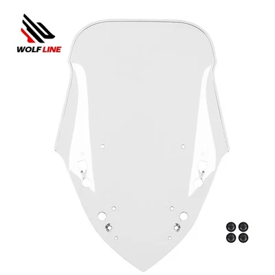 WOLFLINE Windshield for Yamaha X-MAX 300 2017-2022 Clear Wind Screen Deflector - Image 1 of 4