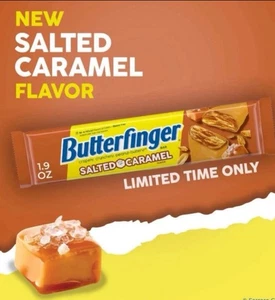 18 Butterfinger Salted Caramel Single 1.9oz Candy Bars Newest Limited Edition - Picture 1 of 8