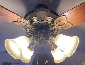 USA Made Casablanca Victorian 52” Ceiling Fan - 3 Speed, Vintage 1981 - Picture 1 of 17