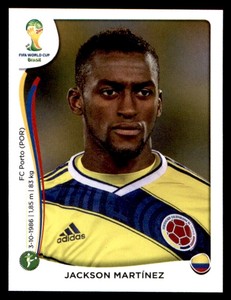Panini World Cup 2014 - Jackson Martinez Colombia No. 201