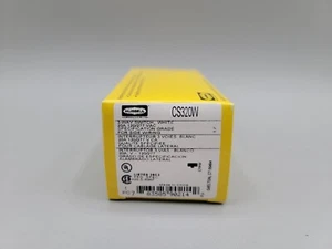 NEW Hubbell CS320W White 3 Way Toggle Switch 20 Amp 120/277 VAC Spec Grade - Picture 1 of 4