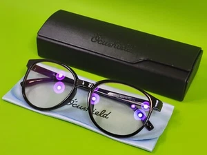 Anti Blue Light Glasses Quality 99% UV Protection Ocushield Men/Women (Black) - Picture 1 of 13