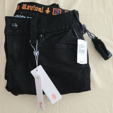 Rock Revival Celine Boot Womens Black Jeans Size 29 - New!