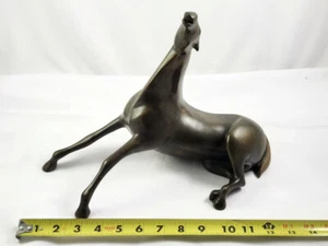 Escultura de caballo de bronce Loet Vanderveen artista numerada y firmada - Imagen 1 de 8