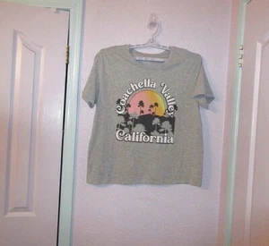 Time and Tru Coachella T-Shirt Size L Burnout Short Sleeves Music Festival Party - Picture 1 of 5