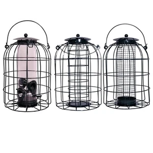 3pc Wild Bird Hanging Bird Nut Seed Feeder Garden Feeding Station Peanut Caged - Picture 1 of 24