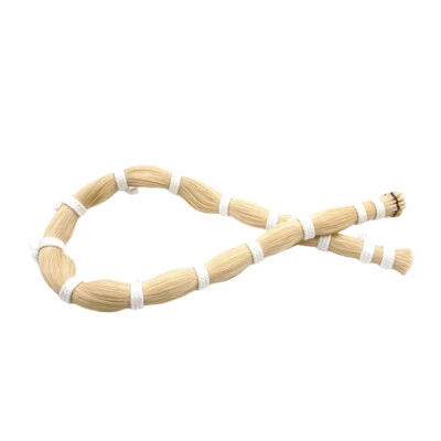 250g Natural Mongolian White Horse Tail Hair in Bulk Violin Bow Hair 80-85cm - Image 1 of 4