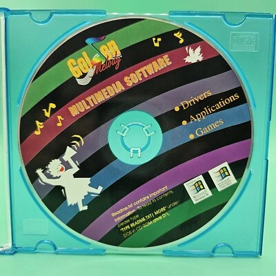 Golden Melody Multimedia PC Software Vintage CD-ROM EXCELLENT Condition VTG Rare - Image 1 of 3