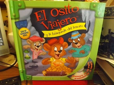 El Osito Viajero Y La Busqueda Del Tesoro,  A Children's Book w/ CD - Image 1 of 4