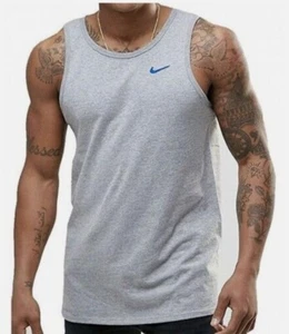 Nike Mens Vest Embroidered Swoosh Logo Tank Top-XXL - Picture 1 of 8