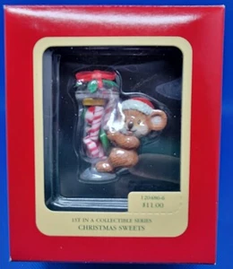 Vintage Carlton Cards Christmas Ornament Heirloom Christmas Sweets 1st Series - Picture 1 of 3