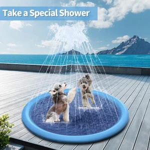 Hundepool Planschbecken Hundebad Schwimmbecken Wasserbecken 150cm faltbar - Bild 1 von 19
