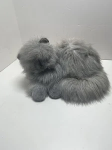 Vintage rare American Weco grey persisn realistic cat plush 16' - Picture 1 of 6