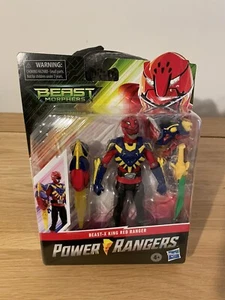 Personaggio Power Rangers Beast morphers Beast X-King Red Ranger nuovo sigillato - Foto 1 di 4