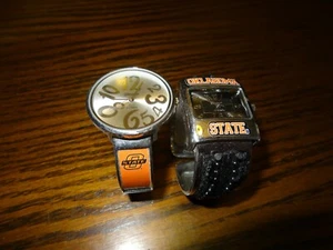 LOT OF 2 OKLAHOMA STATE UNIVERSITY WATCHES **OSU COWBOYS** - Bild 1 von 3