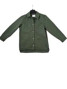 Old Navy Green Barn Chore Button Up Coat M - Picture 1 of 4