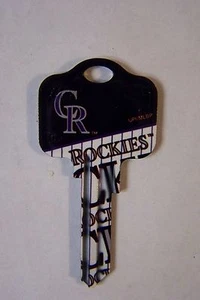 COLORADO ROCKIES KWIKSET HOUSE KEY BLANK - Picture 1 of 1