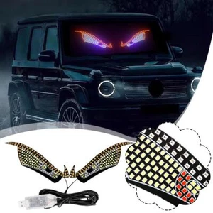 USB Dynamic Eye Lamp Devil Eyes Light Led Eyes Car Decoration Window Flash - Picture 1 of 15