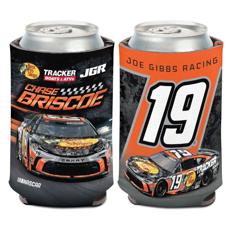 Chase Briscoe 2025 Wincraft #19 Bass Pro Shops 12oz Can Coolie (1) - Image 1 of 1