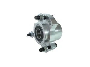 RACING GO KART ANODIZED BILLET ALUMINUM WHEEL HUB FRONT WHEEL 5/8 BLACK SILVER - Picture 1 of 2