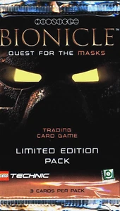 BIONICLE QUEST FOR THE MASK LIMITED EDITION TRADING CARD 3 KARTEN PACK xs15 - Bild 1 von 2