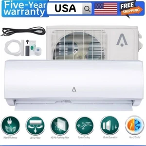 ๐ฅ๐ฅ18000BTU Air Conditioner Mini Split AC Ductless W/ HEAT PUMP 19 SEER 1250Sq. - Picture 1 of 9