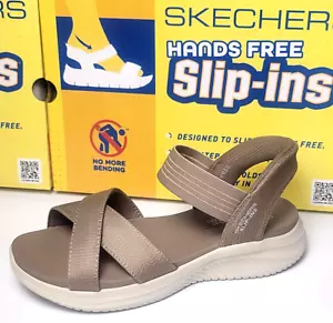 Skechers Womens Slip Ins Ultra Flex 3.0 Never Better Mocha 8 - Picture 1 of 4