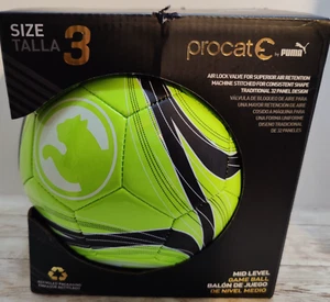 ProCat by Puma ~ Mid Level Game Ball ~ Size 3 Sports Ball ~ Lime Green - Picture 1 of 11
