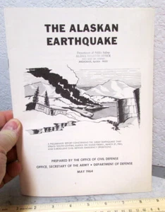 vintage Alaska 1964 Earthquake report for the Army & Department of Defense - Picture 1 of 6